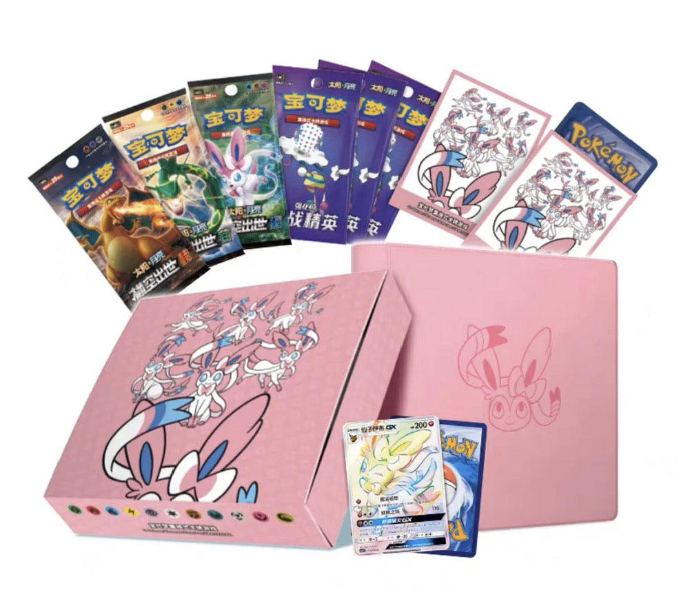 Pokemon TCG - Full serial - Eeveelution GX Gift Box(5 boxes)